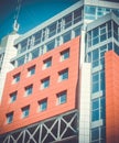 Modern Modernistic Red Building Royalty Free Stock Photo