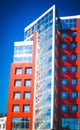 Modern Modernistic Red Building Royalty Free Stock Photo