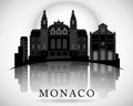 Modern Monaco Skyline Design Royalty Free Stock Photo