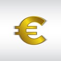 Euro money symbol vector illustration