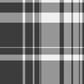 Modern monochrome plaid pattern. A versatile textile design with intersecting lines, great for backgrounds, textures, and Royalty Free Stock Photo