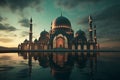 Modern mosque art. Generate Ai