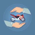 Modern Motorbike Insurance, Service Company Logo.
