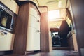 Modern Motorhome Interior Royalty Free Stock Photo