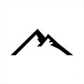 Modern mountain logo design