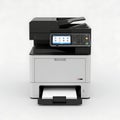 Modern multifunction printer with advanced digital display and control panel Royalty Free Stock Photo