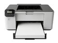Modern multifunction printer with open paper tray Royalty Free Stock Photo