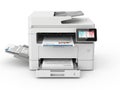 Modern multifunction printer with touchscreen display Royalty Free Stock Photo