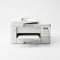 Modern multifunctional printer with flatbed scanner and automatic document feeder Royalty Free Stock Photo