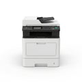 Modern multifunctional printer with scanner and copier capabilities in an office setting Royalty Free Stock Photo