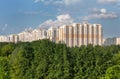 Modern multistorey apartment buildings for the forest canopy