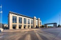 Modern Municipality City Hall in Safra Square at Jaffa Street in historic Old City of Jerusalem, Israel