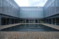 Modern museum building of Topography of Terror in Berlin