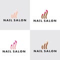 Modern Nail Salon Logo