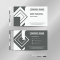 Modern name card template of business.