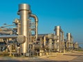 A modern natural gas processing plant Royalty Free Stock Photo
