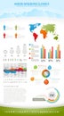 Modern nature infographic elements