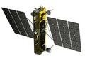 Modern navigation space satellite isolated