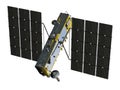 Modern navigation space satellite isolated