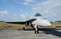 Modern navy jet fighter Royalty Free Stock Photo