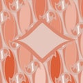 Netrivail abstract floral geometric pattern, background Royalty Free Stock Photo