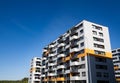 Modern and new apartment building. Royalty Free Stock Photo