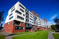 Modern and new apartment building. Royalty Free Stock Photo