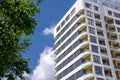 Modern new apartment building Royalty Free Stock Photo