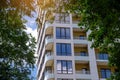 Modern new apartment building Royalty Free Stock Photo