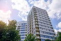 Modern new apartment building Royalty Free Stock Photo