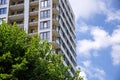 Modern new apartment building Royalty Free Stock Photo