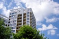 Modern new apartment building Royalty Free Stock Photo