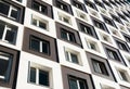 Modern and new apartment building. Photo of a tall block of flat Royalty Free Stock Photo