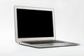 Modern new laptop on white background Royalty Free Stock Photo