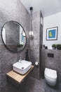 Modern new luxury bathroom. Interior design Royalty Free Stock Photo
