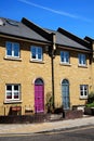 Modern new terraced houses Royalty Free Stock Photo