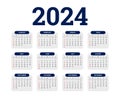 modern 2024 new year annual calendar template plan yearly goals