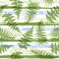 Modern new zealand fern frond and bracken grass