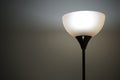 Standee lamp with white bulb