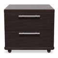 Modern nightstand icon, realistic style