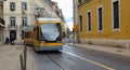 The modern number 15 Lisbon tram to Belem.