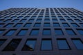 Modern office building against blue sky Royalty Free Stock Photo