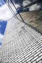 Modern office building with brick work and glass Royalty Free Stock Photo