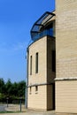 Modern office building on a business park Royalty Free Stock Photo