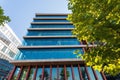 Modern office building detail Royalty Free Stock Photo