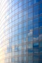 Modern office building exterior background. Royalty Free Stock Photo