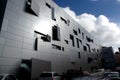 Modern office building facade in Lisbon, Portugal with aluminum cladding Royalty Free Stock Photo