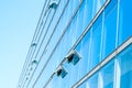 Modern office building glass facade - corporate building Royalty Free Stock Photo