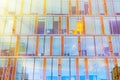 Modern office building with glass and metal facade Royalty Free Stock Photo