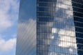 Modern office building glass reflections Royalty Free Stock Photo